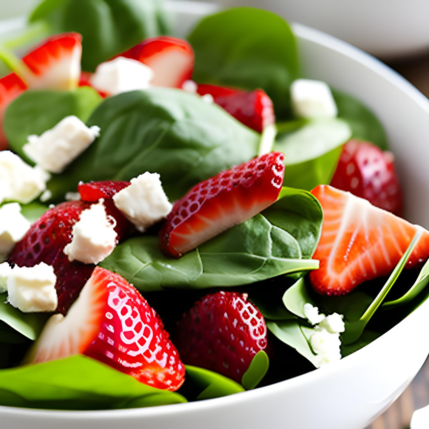 Strawberry Spinach Salad